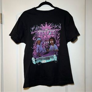 Outkast ATLIENS Cartoon Graphic Short Sleeve Black Tee Fits Men's Large